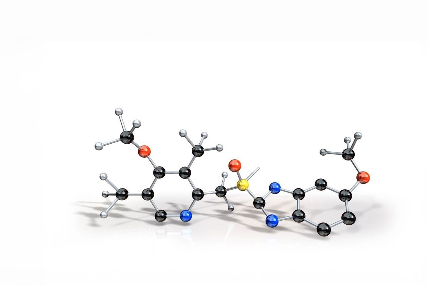 An animated molecule